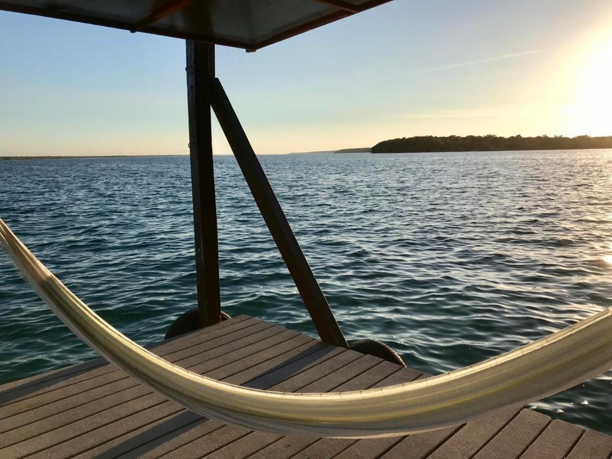 Coras Place Bacalar Lagoon front Exterior foto