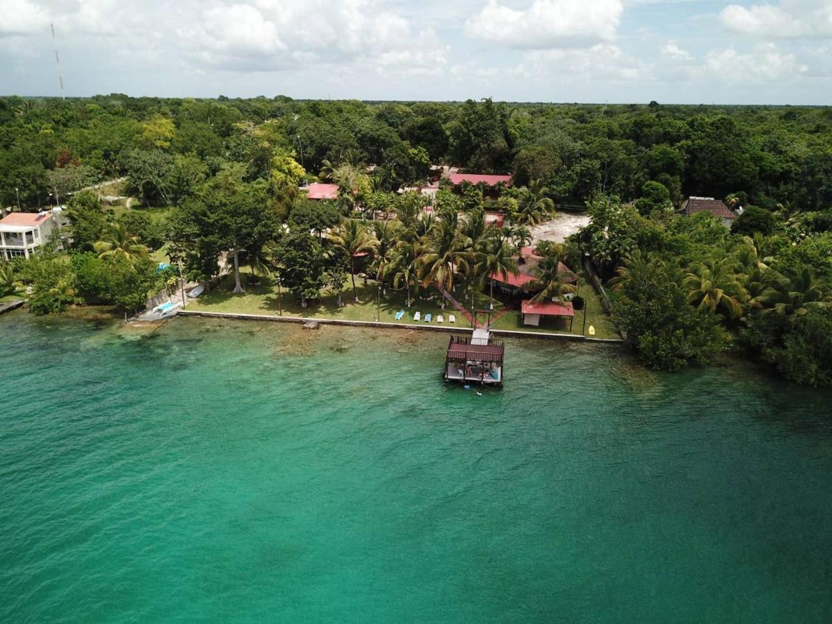 Coras Place Bacalar Lagoon front Exterior foto