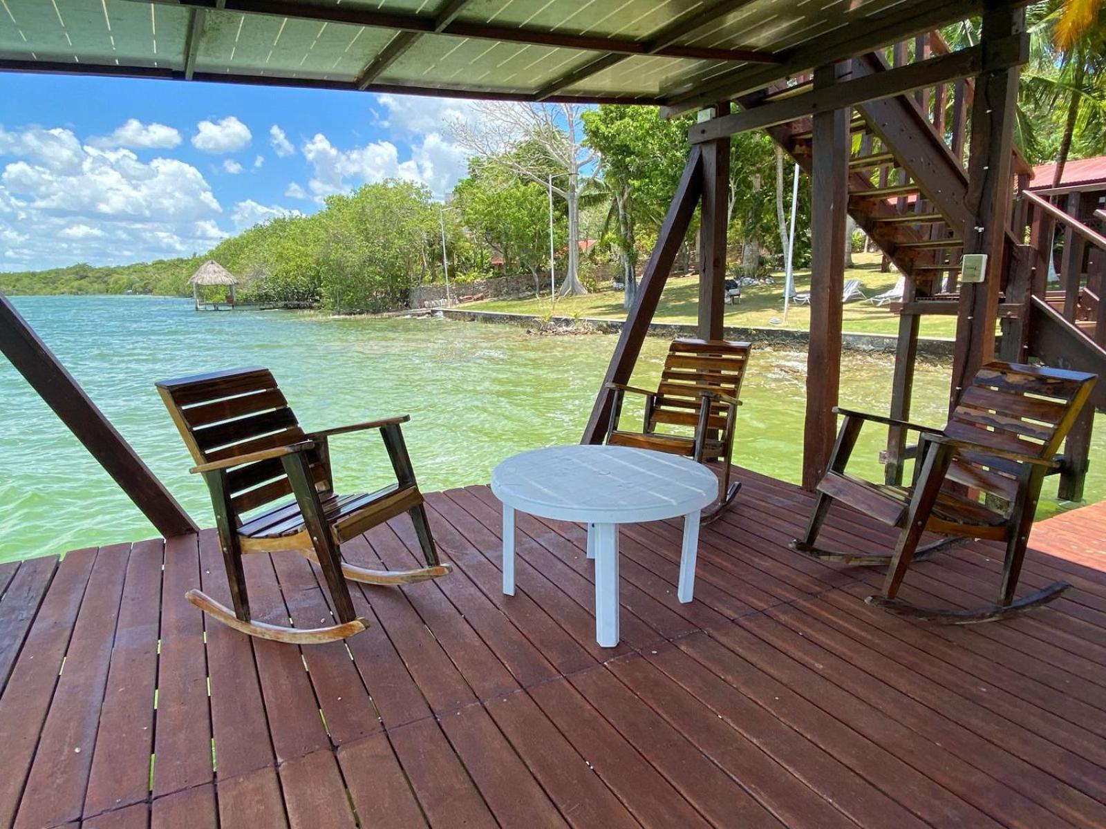 Coras Place Bacalar Lagoon front Exterior foto